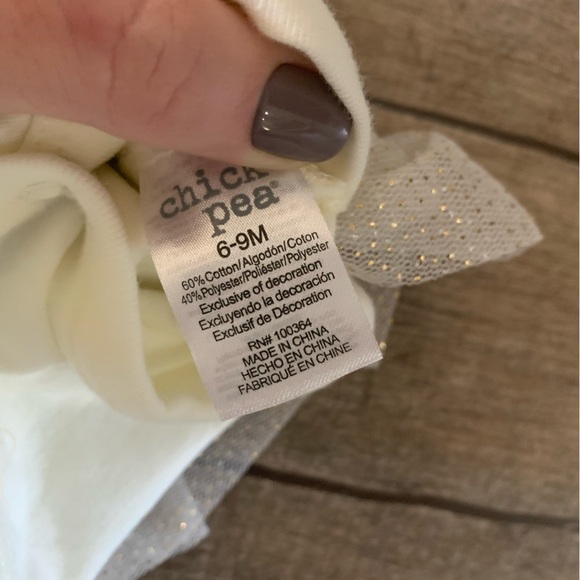 NWT Infant Chick Pea 2 Piece  Bodysuit & Headband Huddles‎ and Cuddles - Picture 7 of 8